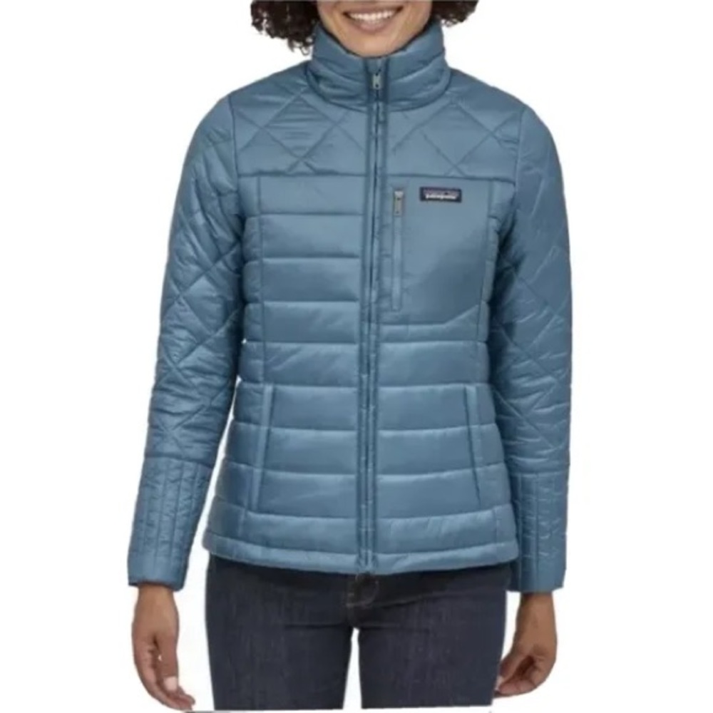 Patagonia Women's Radalie Full Zip Jacket Pigeon Blue - Large - Great Condition